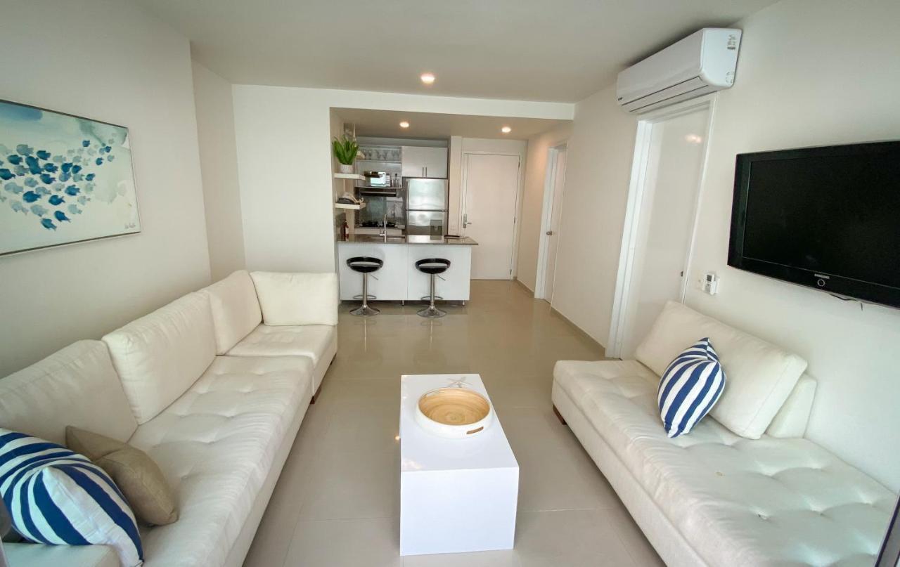 Vista Al Mar En Cartagena , Apartamento En Morros Bagian luar foto